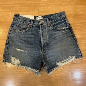 AGOLDE Dee High Rise Denim Shorts